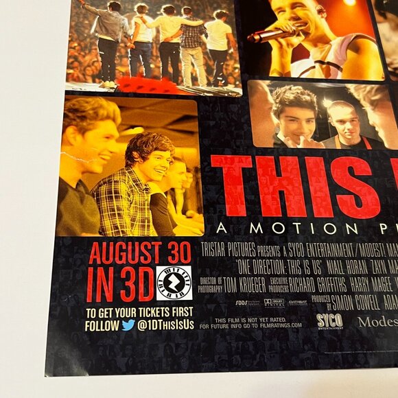 Lot of 10 One Direction This Is Us Movie Posters 2013 - Picture 5 of 6
